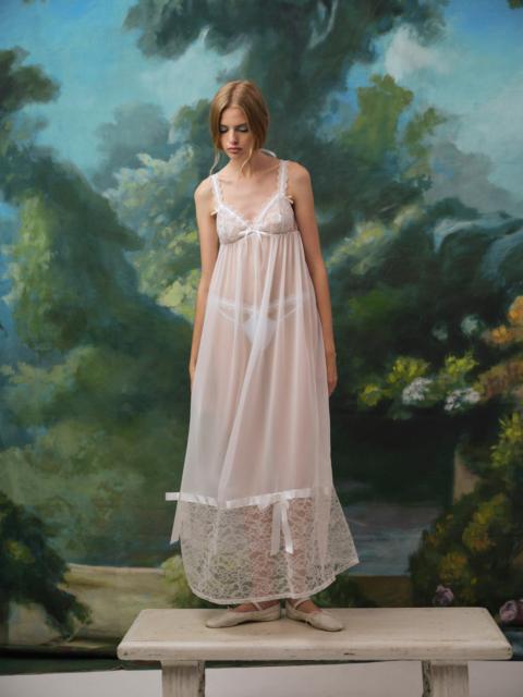 Eyelet Rose Maxi Slip Dress