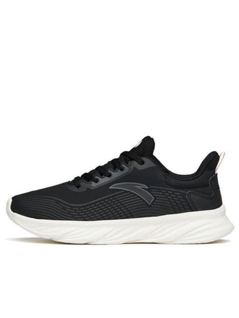 (WMNS) ANTA Running Series Sneakers 'Black Mesh White' 122145571-9