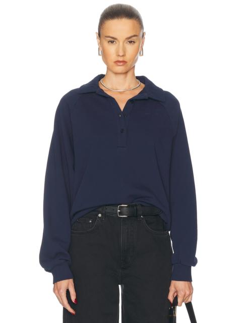 Collared Ele Polo Top