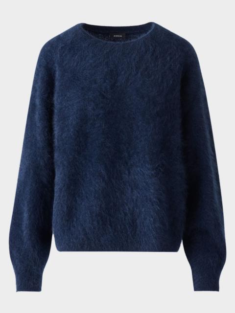 Brushed Cashmere Crewneck Sweater