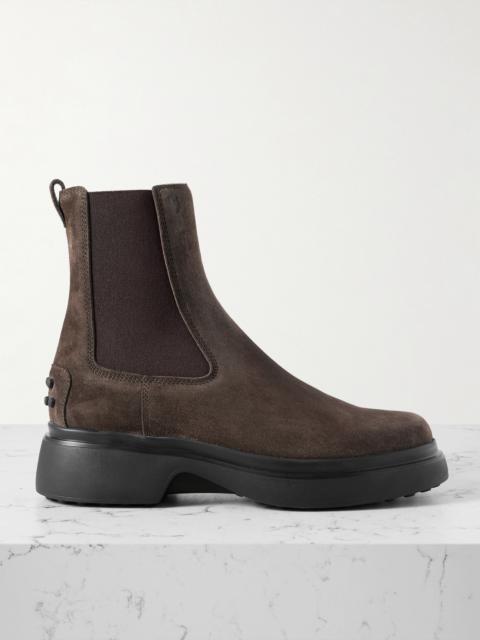 Gomma Suede Chelsea Boots