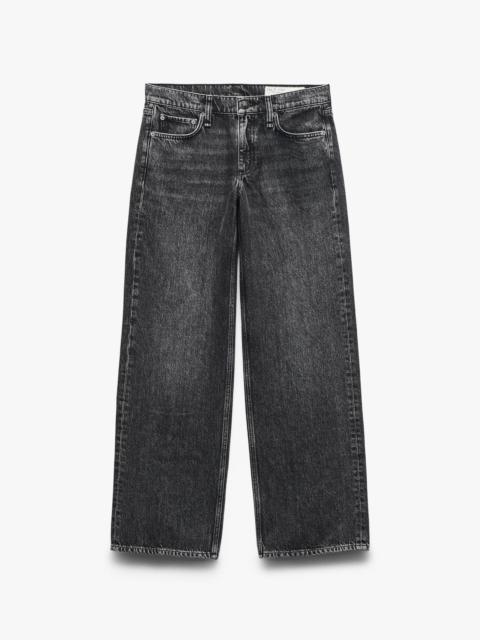 Saige Relaxed Straight Jeans
Lightweight Rigid in Charcoal