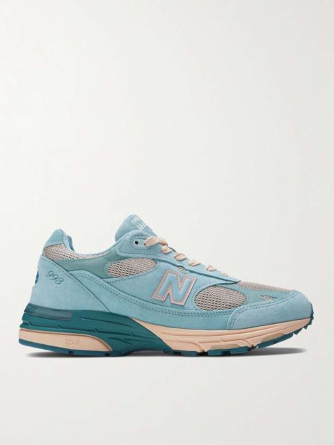 + Joe Freshgoods 993 Suede and Mesh Sneakers