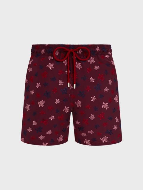 MEN SWIM SHORTS EMBROIDERED MICRO RONDE DES TORTUES - LIMITED EDITION