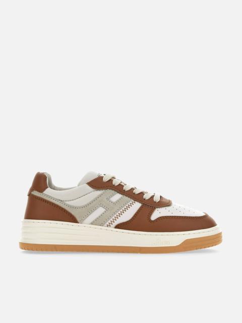 Sneakers Hogan H630 White Grey Brown