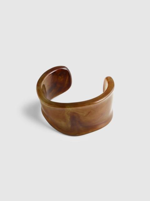 Resin Sculptural Wide Cuff Bracelet
