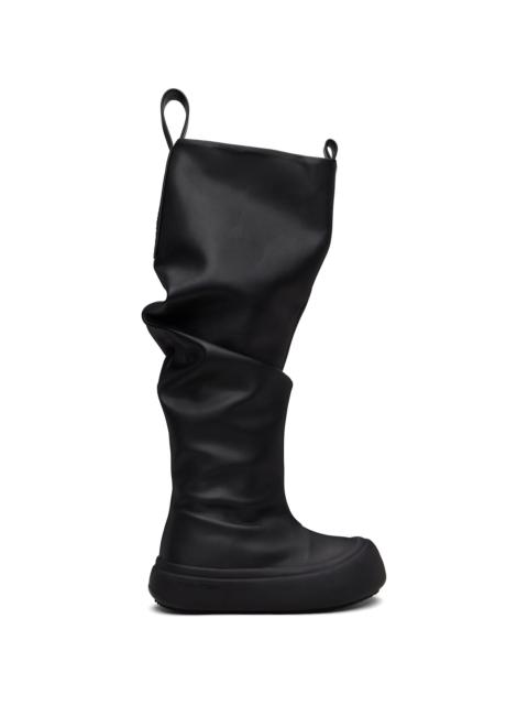 Black Fisherman Tall Boots