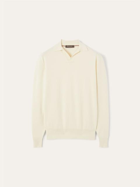 Buttonless Polo-shirt