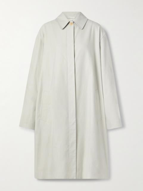 Pluma Brushed Cotton And Cashmere-blend Trench Coat