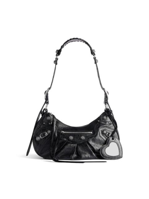 Women's Le Cagole Small Shoulder Bag in Black