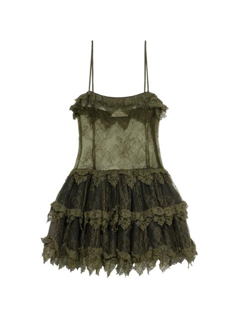 Blumarine Ruffled Mini Dress