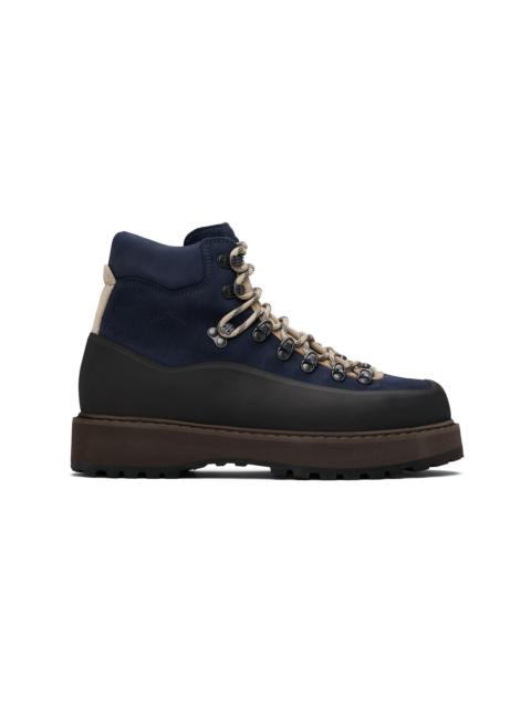 Navy Roccia Vet Gomma Boots