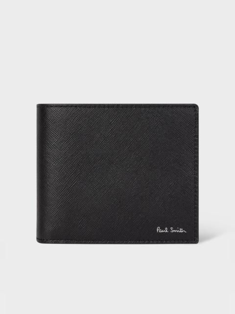 Black 'Signature Stripe Balloon' Interior Billfold Wallet