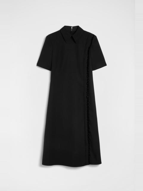 Wool Gabardine Shirt Dress