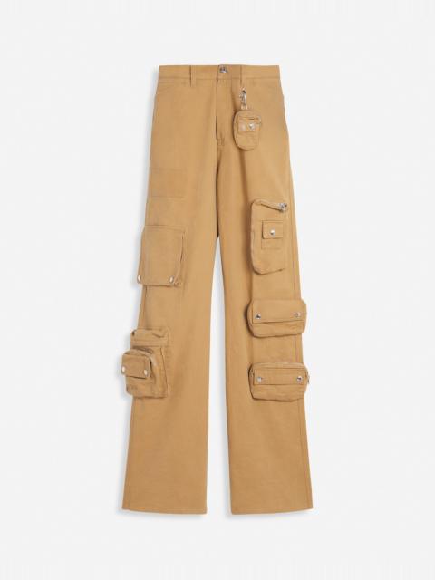 LANVIN X FUTURE WIDE-LEG UTILITY PANTS