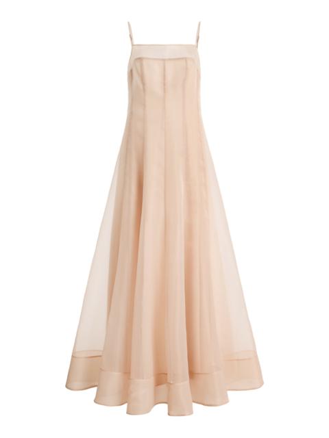 Gustav Chiffon Maxi Dress pink