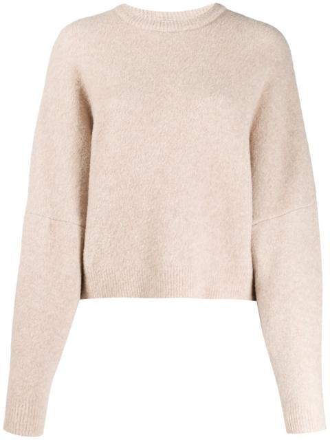 long-sleeve fitted jumper
