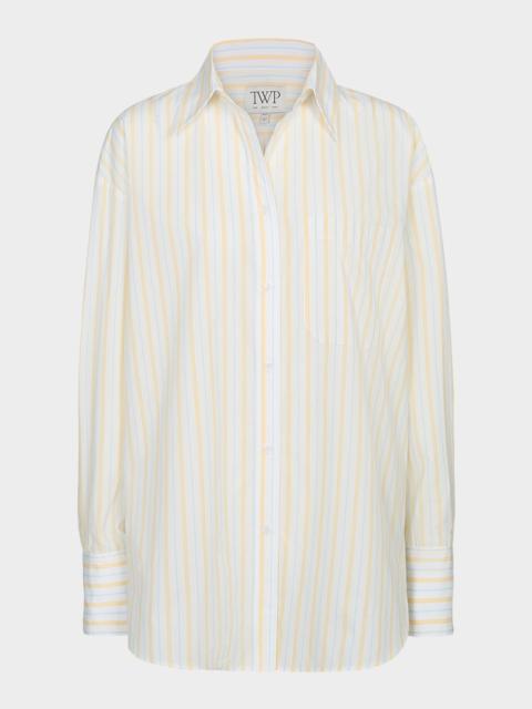 Big Joe Striped Cotton Button-Front Shirt