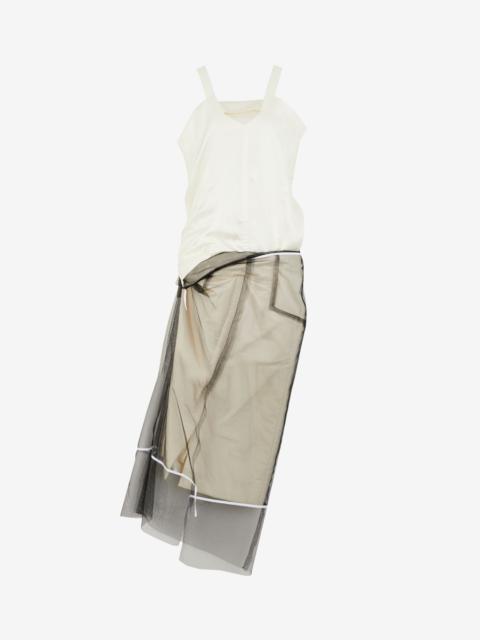 Anonymity of the lining' calico dress