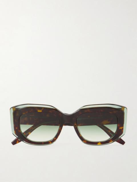 Crescendo Square-frame Tortoiseshell Acetate Sunglasses
