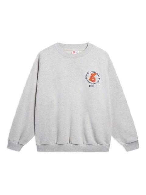 Li-Ning Chinese Culture Graphic Sweatshirt 'Grey' AWDT237-1