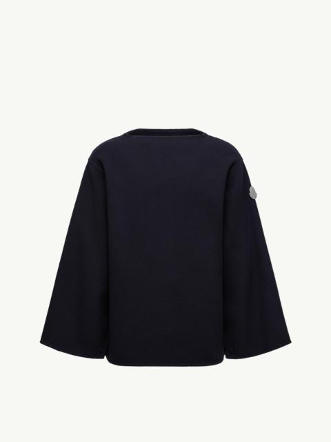 Moncler + JIL SANDER Cuprous 2-in1 Wool Blend Cape