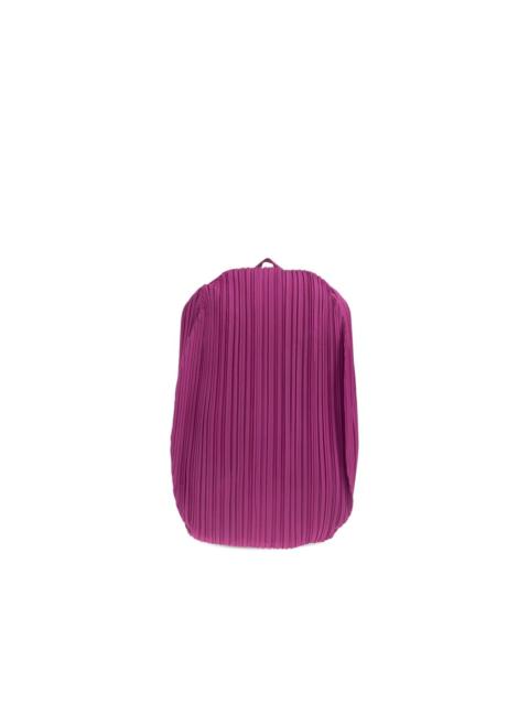 pleated oval backpack