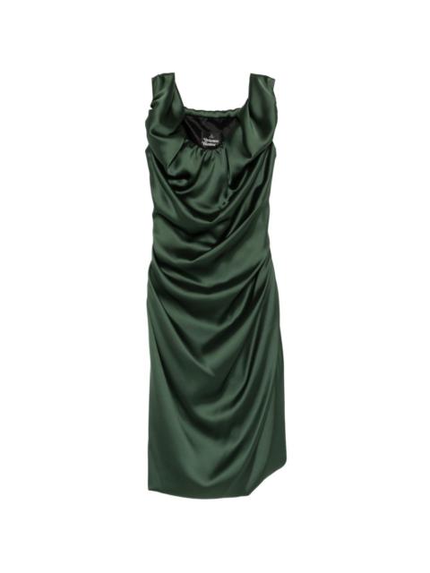 Ginnie Amber draped dress