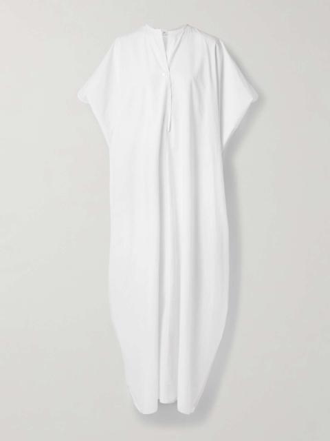 Saule wool and silk-blend maxi dress