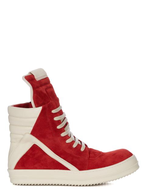 high-top panelled sneakers