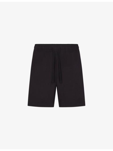 Soft-knit relaxed-fit cotton-blend jersey shorts