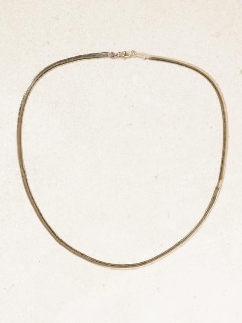 Reversible 14-karat Yellow And White Gold Necklace