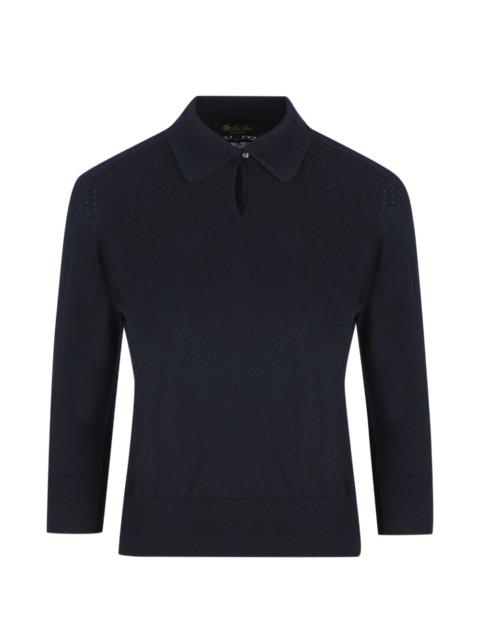 collared polo top