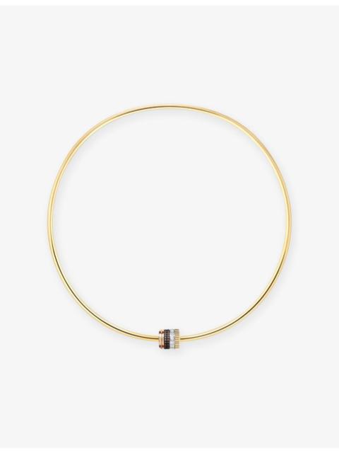 Quatre Classique 18ct Yellow-Gold, White-Gold, Pink-Gold, PVD and 0.32ct Diamond Necklace