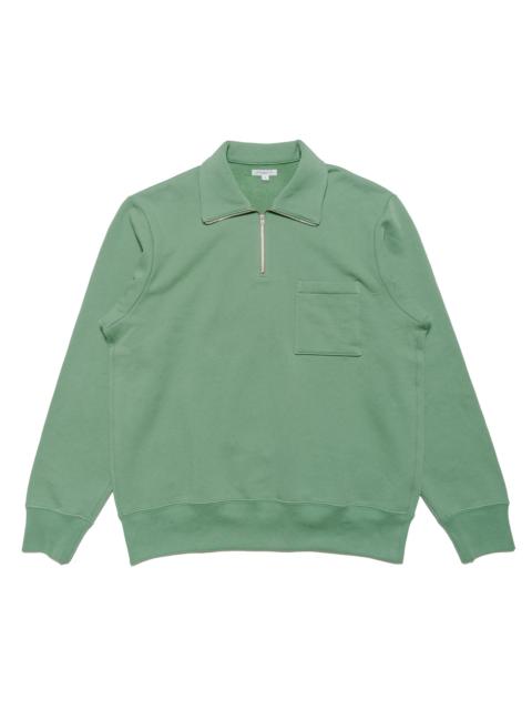 Lost & Found Quarter Zip Sweatshirt Faded Green