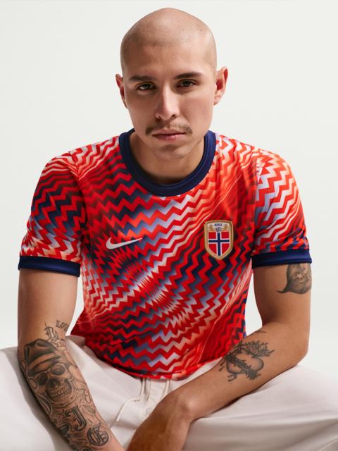 Norway Academy Pro Men's Nike Dri-FIT Soccer Pre-Match Short-Sleeve Top