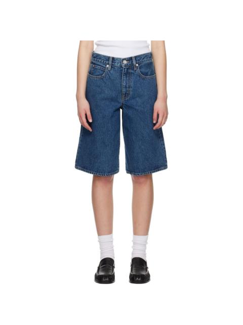 Blue Baggy Grace Denim Shorts
