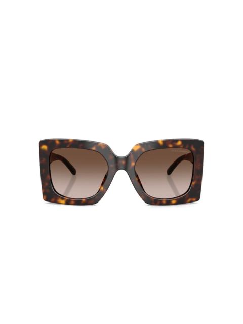 embellished square-frame sunglasses