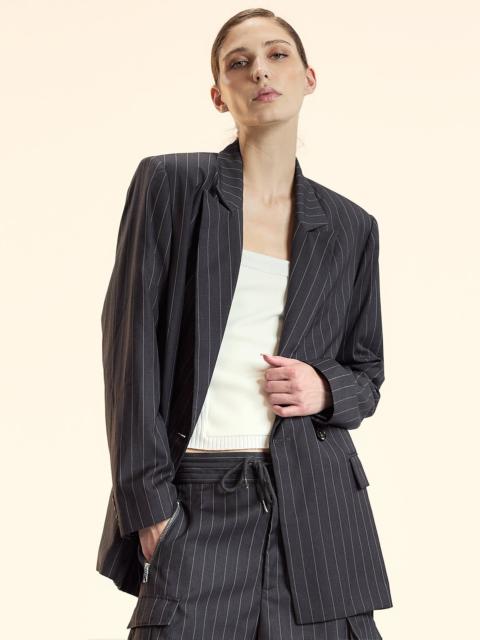 Pinstripe Blazer