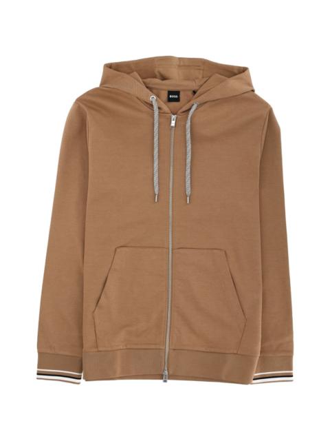 zip-up hoodie