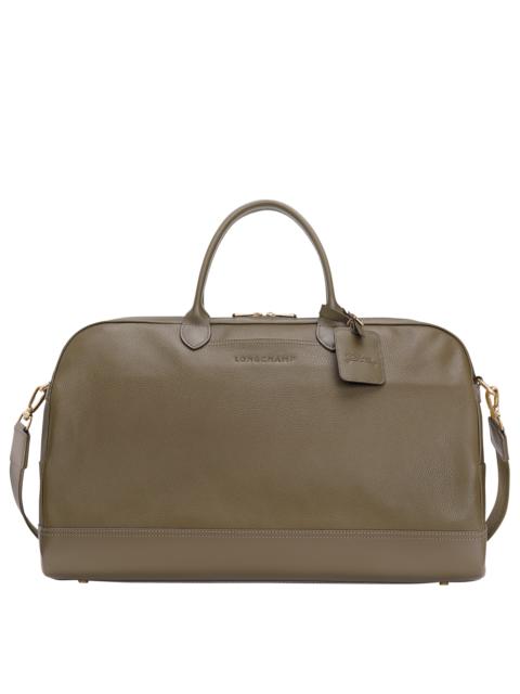 Le Foulonné L Travel bag Caper - Leather