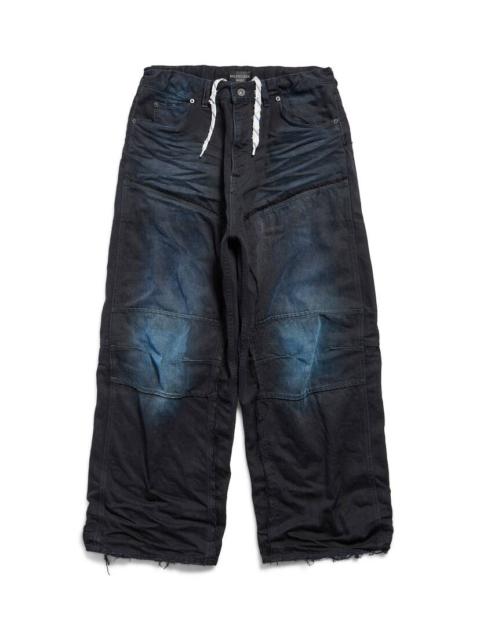 Men's Double Knee Pants  in Dark Blue
