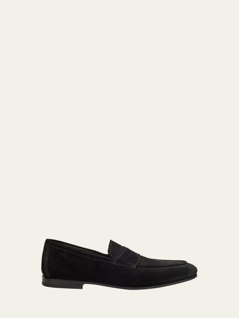 Men's Carlos Suede Penny Loafers