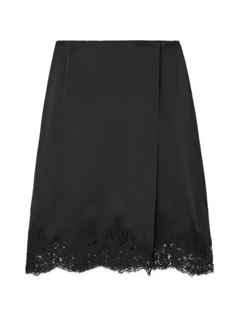 Iconic lace-trim mini skirt