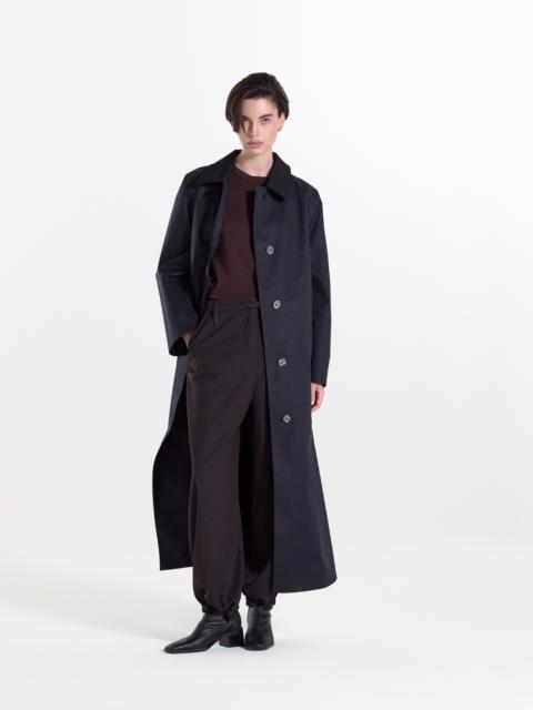 Long Rubberised Raincoat