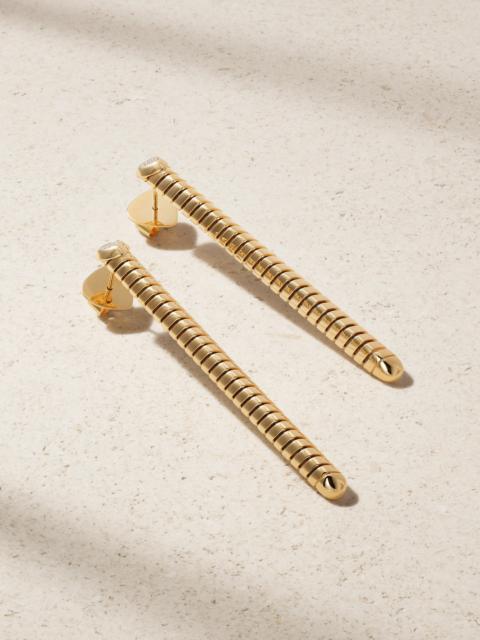 Trisolina 18-karat Gold Diamond Earrings