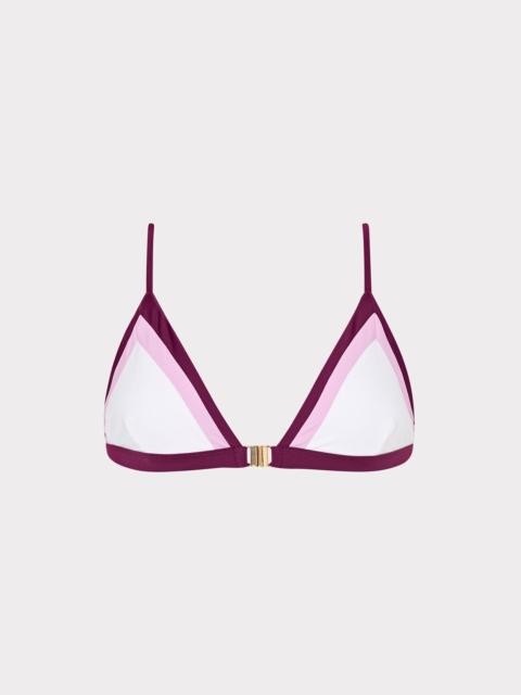 Positano Color Block Bikini Top