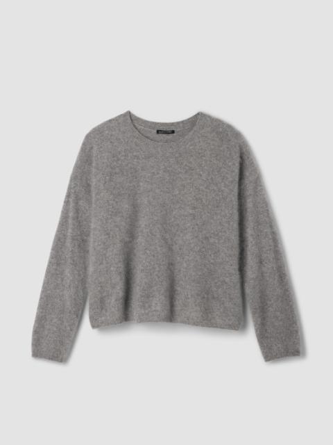 Cashmere Fluff Crew Neck Top