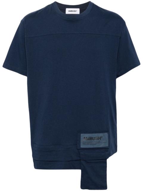 logo-patch cotton T-shirt