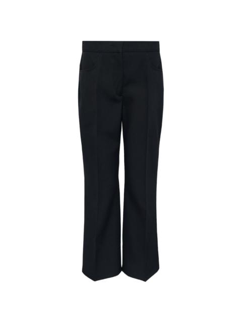 flared-leg trousers